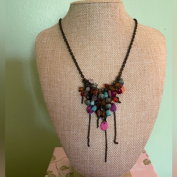 Multicolor Beaded Necklace - Picture 1 of 5